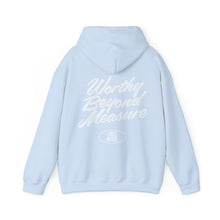 Load image into Gallery viewer, Worthy Beyond Measure Hoodie – Light Blue