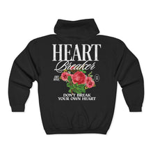 Load image into Gallery viewer, Heartbreaker Zip Hoodie - Black