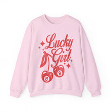 Load image into Gallery viewer, Lucky Girl Sweatshirt – Light Pink