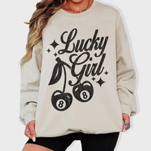 Load image into Gallery viewer, Lucky Girl Sweatshirt – Sand