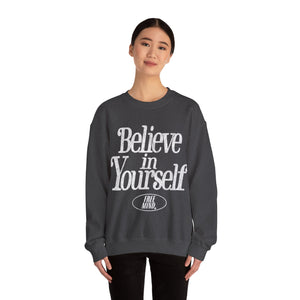 Believe In Yourself Sweatshirt – Dark Heather