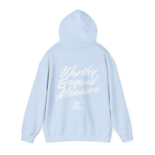 Load image into Gallery viewer, Worthy Beyond Measure Hoodie – Light Blue
