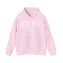 Load image into Gallery viewer, Free Mind University Hoodie – Baby Pink
