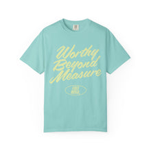 Load image into Gallery viewer, Worthy Beyond Measure T-Shirt – Chalky Mint
