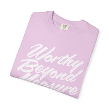 Load image into Gallery viewer, Worthy Beyond Measure T-Shirt – Orchid
