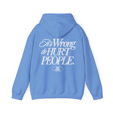 Load image into Gallery viewer, It&#39;s Wrong To Hurt People Hoodie – Carolina Blue
