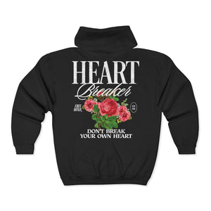 Heartbreaker Zip Hoodie - Black