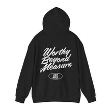 Load image into Gallery viewer, Worthy Beyond Measure Hoodie – Black
