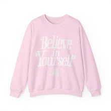 Load image into Gallery viewer, Believe In Yourself Sweatshirt – Pastel Pink
