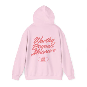 Worthy Beyond Measure Hoodie – Light Pink