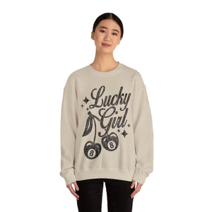 Lucky Girl Sweatshirt – Sand