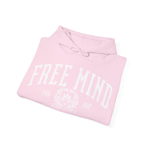 Free Mind University Hoodie – Baby Pink