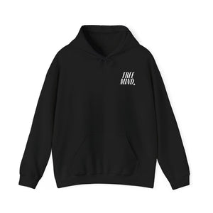 Free Mind 11:11 Hoodie – Elevate Your Mindset, Create Your Reality - Black