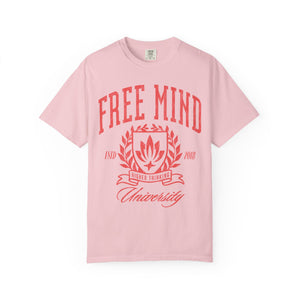 Free Mind University T-Shirt – Blossom Pink