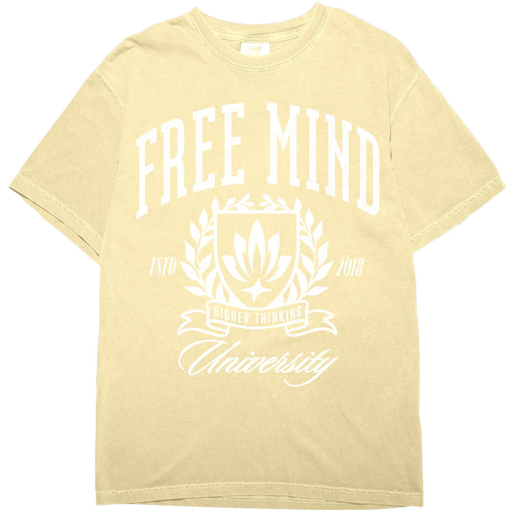Free Mind University T-Shirt – Butter