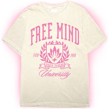 Load image into Gallery viewer, Free Mind University T-Shirt – Ivory
