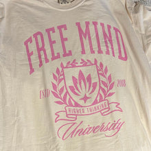 Load image into Gallery viewer, Free Mind University T-Shirt – Ivory
