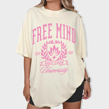 Load image into Gallery viewer, Free Mind University T-Shirt – Ivory
