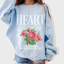 Load image into Gallery viewer, Heart Breaker Sweatshirt – Light Blue
