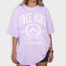 Load image into Gallery viewer, Free Mind University T-Shirt – Orchid
