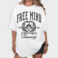 Load image into Gallery viewer, Free Mind University T-Shirt – White
