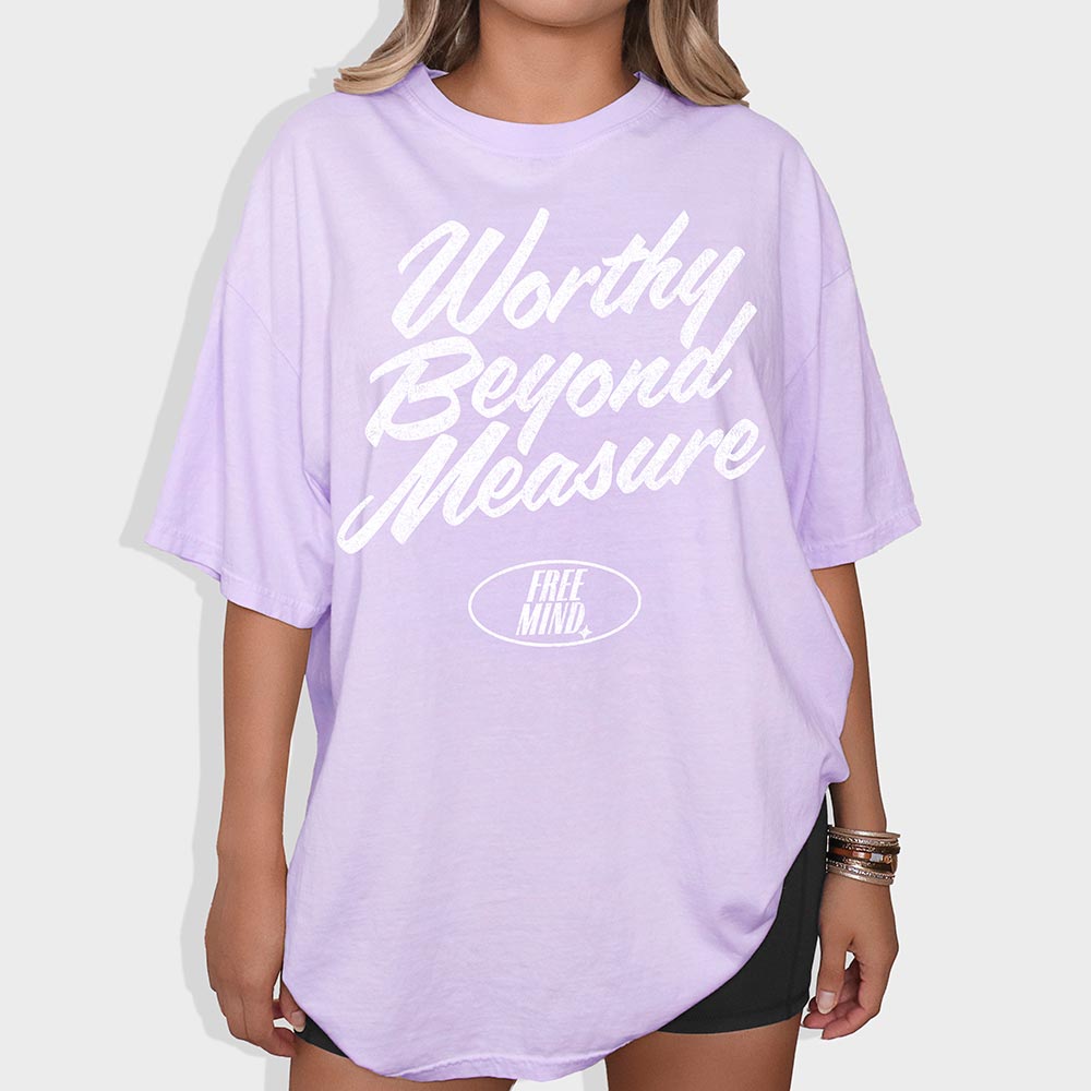 Worthy Beyond Measure T-Shirt – Orchid