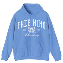 Load image into Gallery viewer, Free Mind University Hoodie – Carolina Blue
