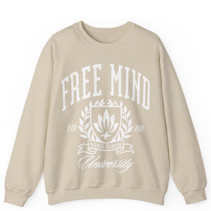 Free Mind University Sweatshirt - Sand