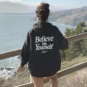 Believe In Yourself Hoodie - Black
